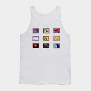 Fanfic Trope Postage Stamps Tank Top